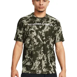 UNDER ARMOUR Men UA Tech ABC Camo Printed T-shirt-image-2