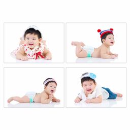 WENS HD Digital Baby Posters Pack of 4 - Multicolour-picture-12