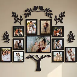 Art Street Black Pack of 11 MDF Wall Photo Frames-picture-40