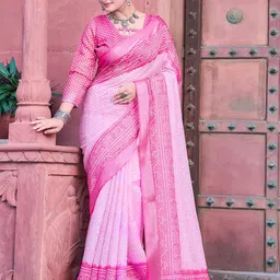 Anouk Bandhani Printed Zari Saree-image-68