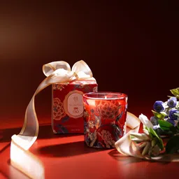 Pure Home and Living Red & White 1 pieces Jar Candle-picture-33