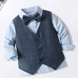 FOREVER FRIDAY Boys Pure Cotton Shirt with Trousers-image-29