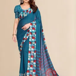 Moda Rapido Poly Georgette Saree-image-99