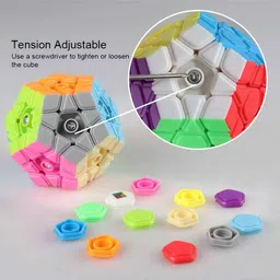 Yamama Megaminx Cube Puzzle - Multicolor image 2
