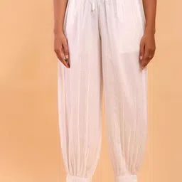KASHISHIYA Women Relaxed Regular Fit Mid-Rise Trousers-image-20