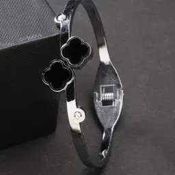 DressBerry Women Brass Silver-Plated Cuff Bracelet-picture-30