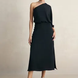 femmella Femella One Shoulder Top & Skirt Co-Ords image 1