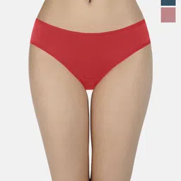 Amante Pack of 3 Assorted Cotton Low Rise Bikini Briefs-picture-10