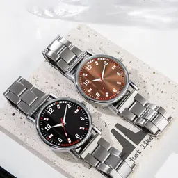 JUST LIKE Unisex Pack of 2 Embellished Dial Bracelet Style Watch WATH8RBXUW9T6EE7-picture-31