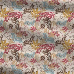 MYTRIDENT Red & Cream-Coloured Floral 144 TC Queen Bedsheet with 2 Pillow Covers image 4