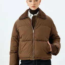 Koton Women Longline Puffer Jacket-image-99