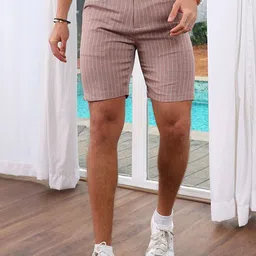 Campus Sutra Men Linen Shorts-picture-38
