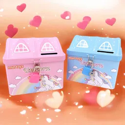 Top selling coinbank Unicorn 3D hut shape Money bank Coin Bank hh11 Coin Bank-image-81