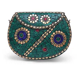 SHAKUNTLA VINTAGE Multicolor Clutch-picture-19