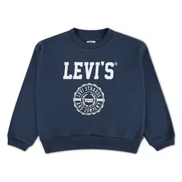 Levis Brand Logo Printed Round Neck Sweatshirt-image-35