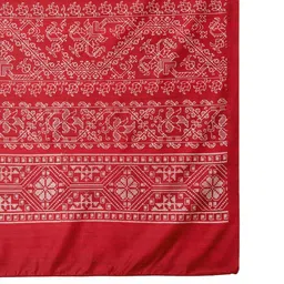 Mitera Ethnic Motifs Silk Blend Designer Garad Saree image 2