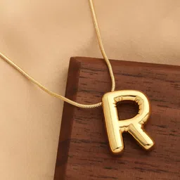DressBerry Gold-Plated Contemporary Shaped Pendants With Chains-image-57