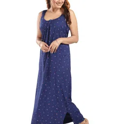 Inner Beats Women Pack Of 2 Multicoloured Cotton Blend Nightdress-picture-18