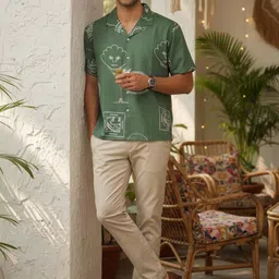 TRULOOM Men Standard Printed Casual Shirt-picture-20