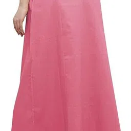 JTGEnteprises Combo Of 2 Baby Pink and Mango Yellow Stylish Medium SIZE Pure Cotton Petticoat image 2