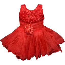 kids fashion hub Embellished Georgette Maxi Dress-image-51