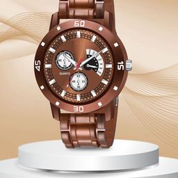 CSAMON Men Embellished Dial & Bracelet Style Straps Analogue Watch Aeviyo BRO D 801BLK-picture-24