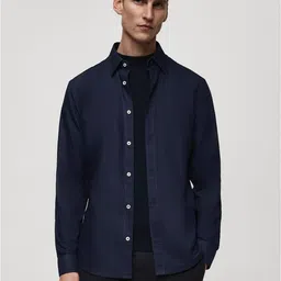 MANGO MAN Cotton Oxford Casual Shirt-picture-39