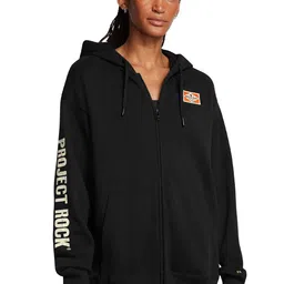 UNDER ARMOUR Project Rock Printed Full Zip Hoodie image 3