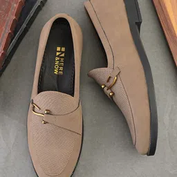HERE&NOW Men Round Toe Formal Loafers-picture-35