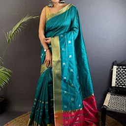 elora Woven Design Zari Bhagalpuri Saree-picture-13