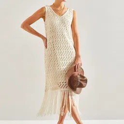 BIANCO LUCCI A-Line Midi Dress-image-42