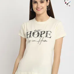 Dreambe Women Typography Printed T-shirt-picture-31