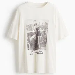 H&M Oversized Printed T-Shirt image 3