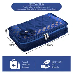 Myntra Elegant Homes Blue Set of 2 Regular Jewellery Organiser Organisers image 3