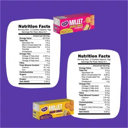 Early Foods Organic Jaggery & Dry Fruit Multigrain Millet Cookies, Sugar-free, 300g Twin Pack image 5