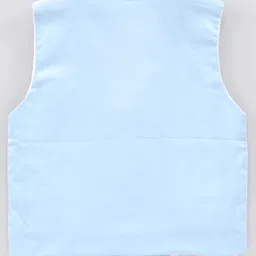 Robo Fry Full Sleeves 4 Piece Party Suit - Light Blue image 5