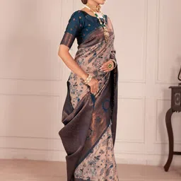 SILKWEAR Woven Design Zari Kanjeevaram Saree image 3