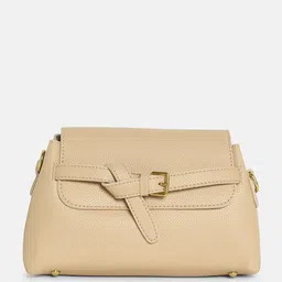 HAUTE SAUCE by Campus Sutra Women Textured Crossbody Leather Sling Bag image 5