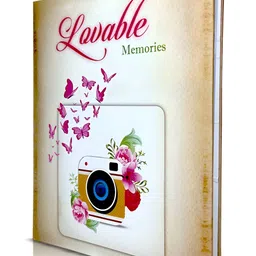 SEHAZ ARTWORKS Beige Printed Photo Album Book image 2