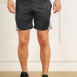 Moda Rapido Men Solid Colourblocked Slim Fit Mid-Rise Training or Gym Sports Shorts-picture-35