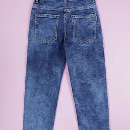 KiddoPanti Girls Crop Tee & Jacket With Jeans Set image 5