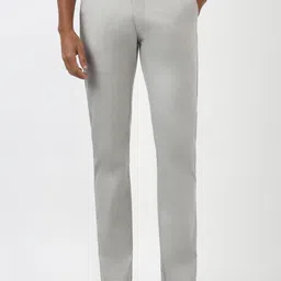 Peter England Casuals Men Mid-Rise Slim Fit Regular Trousers-picture-29