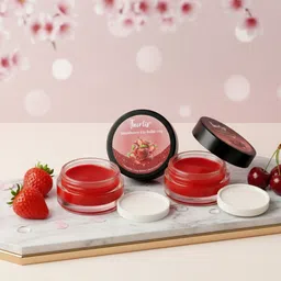 fairlis Moisturizing Lip Balm Combo | Strawberry & Cherry | Soft & Dewy Lips Cherry-picture-11