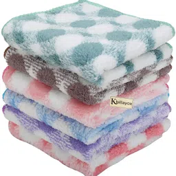 Khillayox handkerchief for women /Rumal for Women's, Kids and Babies-400 GSM(25x25 CM) ["Multicolor"] Handkerchief-image-50