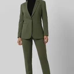van heusen Women Suit Solid Suit-picture-46