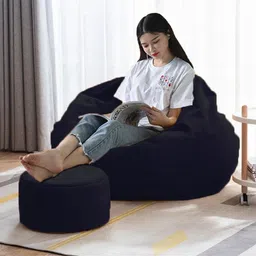 giglick 4XL 4XL Bean Bag With Relaxing Footrest Bean Bag ChairWith Foam Filling-picture-24