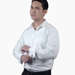 erazor Men Slim Fit Solid Spread Collar Formal Shirt-picture-28