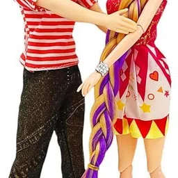 barodian's Couple Doll | Honeymoon Dancing Couple Figurine with Movable Joints image 2