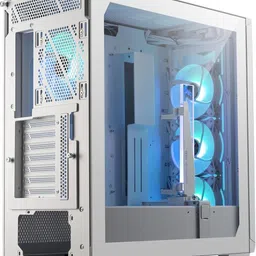 MSI MPG GUNGNIR 300R Airflow White Mid Tower Cabinet Compatible with Computer image 4