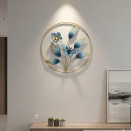 miraclecrafts American Lilly Flower Design Metal Wall Art 40 X 40 X 3 Home Decor_(F94) image 3